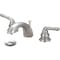 Olympia Faucets Two Handle Widespread Bathroom Faucet, Compression Hose, Nickel, Weight: 5.7 L-7330-BN - alternate 1